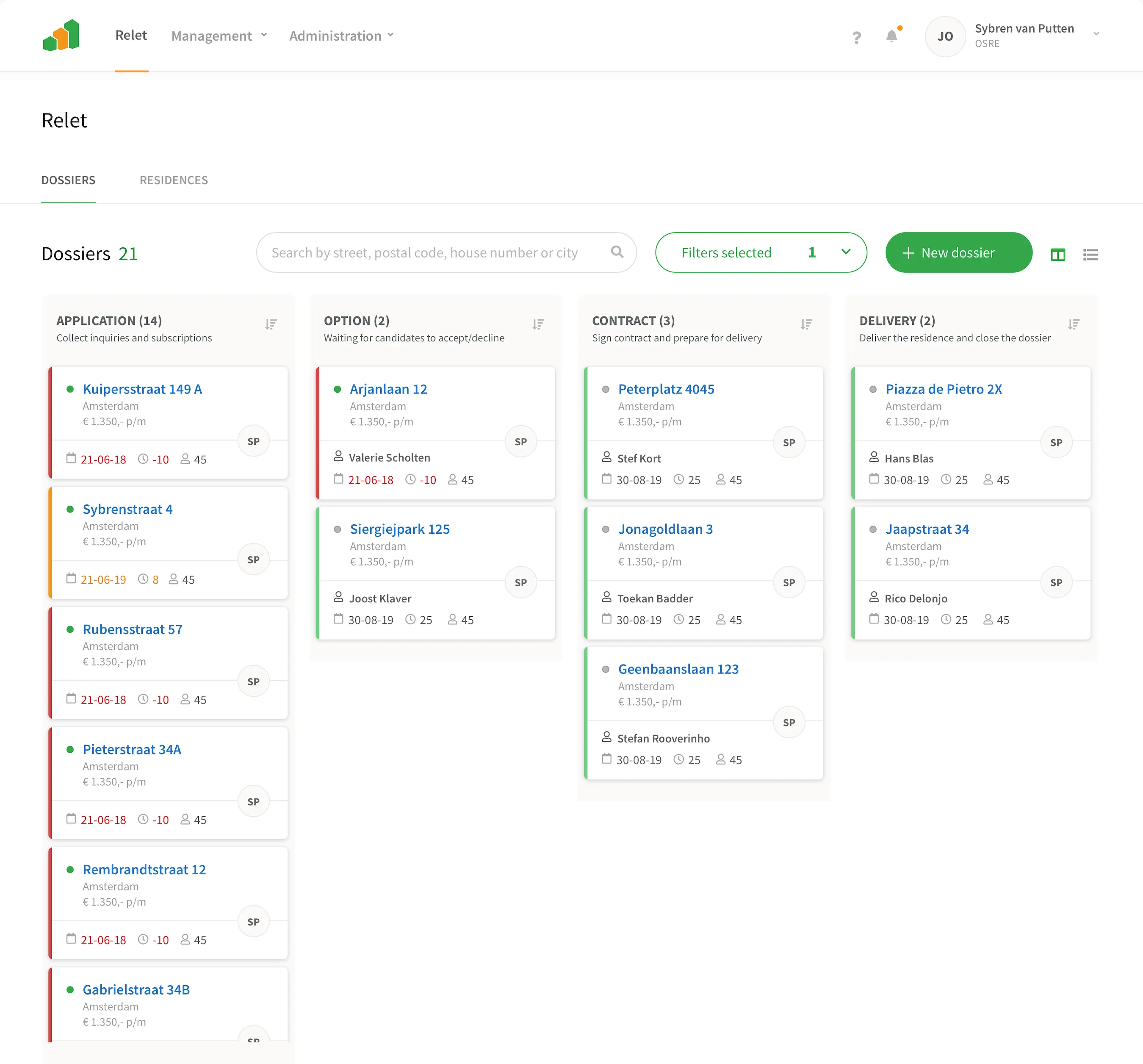 Smart real estate SaaS application